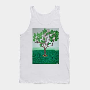 Tree In Fog Tank Top